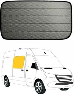 Deluxe Schiebetür Fenster Abdeckung für Ram Promaster 2014 bis aktuell grau Verdunkelung - Bild 1 von 3