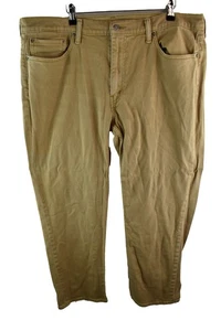 LEVI'S 514 Beige Relaxed Straight Fit Jeans Gr. W40 L30 Herren Freizeit Outdoor - Bild 1 von 8