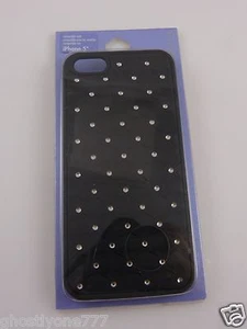 for Iphone5 phone case black soft crystal bling Claire's fits i phone 5 - Picture 1 of 2