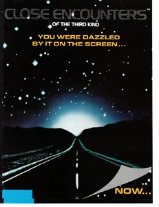 CLOSE ENCOUNTERS THIRD KIND CE3K Original PINBALL Flyer GOTTLIEB 1978 MAG INSERT - Picture 1 of 4