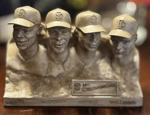 San Francisco Giants New SGA Mt. Crushmore Statue Mays, McCovey, Bonds   - Picture 1 of 4