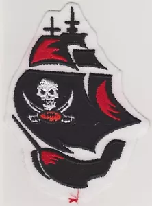 Tampa Bay Buccaneers "Bucs" Pirate Ship 4 1/2" Sew On Patch *New* #242 - Picture 1 of 1