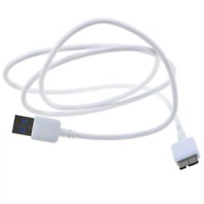 White USB 3.0 Power Charger Data Cable Cord for Hitachi Portable Hard Drive Disk