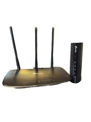 TP Link Router + Modem Combo Lot - Xfinity Cox Spectrum DOCSIS 3.0 + TL-WR940N - Image 1 of 4