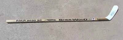 PHOENIX COYOTES Cliff Ronning unused+auto'd Sherwood #77 wood stick (1996-1999} - Image 1 of 4