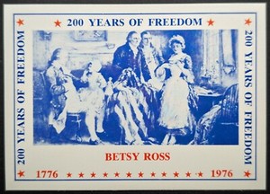 Betsy Ross 1976 America 200 Years of Freedom Card #34 (NM)