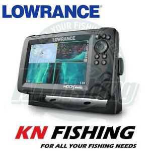 LOWRANCE HOOK REVEAL Fish Finder Chart Plotter 5' 7' 9' + Transducer 50/200Hz