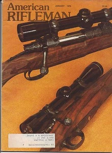 American Rifleman Magazine January 1978 awesome gun ads Mausers Rare Colt - Picture 1 of 5
