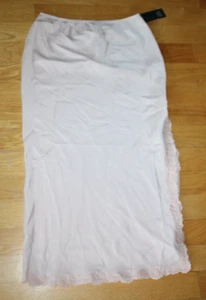 Damen Midirock Satin Spitzenbesatz - Wild Fable Pink Größe S - Bild 1 von 1