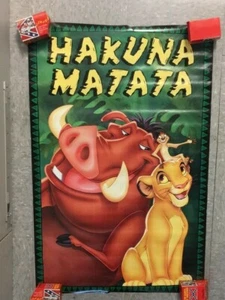 The Lion King HAKUNA MATATA #2507 Vintage Walt Disney Original Poster SEALED M2 - Picture 1 of 4
