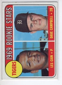 Tarjeta de béisbol 1969 Topps Tiger Rookie Stars Cain Campbell Detroit Tiger #324 P - Imagen 1 de 1