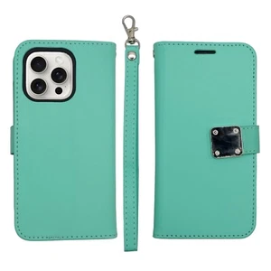 Wallet Case für iPhone 13 Pro Max (6.7) grün - Bild 1 von 25