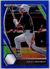 2021 Panini Prizm Draft Picks Blue Wave Prizm #39 Izaac Pacheco  