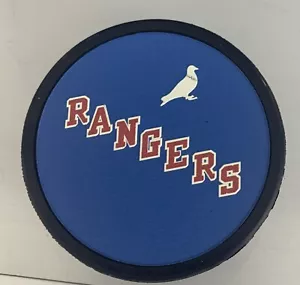 NY RANGERS STAPLE PIGEON HOCKEY PUCK NYC NYR BLUE COLLECTION NHL - Bild 1 von 1