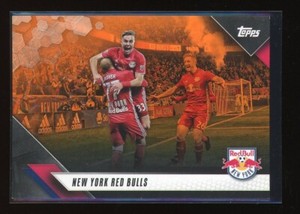 2019 Topps MLS #190 New York Red Bulls ORANGE 11/25 Team Card