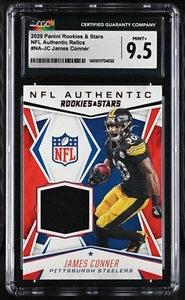 Reliquias auténticas de James Conner #NA-RC CGC 9,5 (2020, novatos y estrellas Panini) de la NFL - Imagen 1 de 2