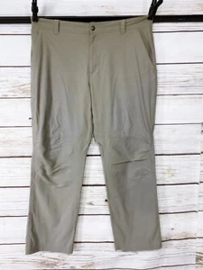 Columbia Omni-Shield Mens Outdoor Hiking Pants Sz 40X30 Beige High Rise Pockets - Picture 1 of 9