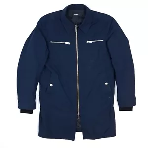 Diesel Trenchcoat Large Herren dunkelblau Teflon wasserabweisend Jacke leicht - Bild 1 von 23
