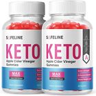2 Pack - Safeline Keto ACV Gummies - Vegan, Weight Loss Supplement - 120 Gums