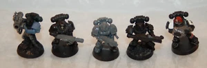 WARHAMMER 40K 5 MAN VETERAN SQUAD JUSTICARS OR STERNGUARD HEAVILY ARMED READ - Picture 1 of 8