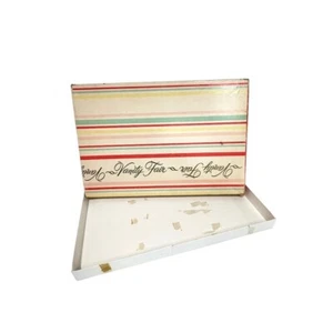 1950s Vintage Vanity Fair Lingerie Box Empty Striped Retro - Picture 1 of 6