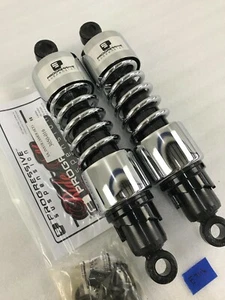 1310-0474 Progressive Suspension 412 Chrome 12" Shocks Harley Touring 2009-2019 - Picture 1 of 7