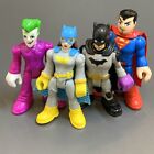 Lot 4 Imaginext Dc Super friends BAT GIRL BATMAN joker SUPERMAN Figure xmas gift