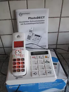Geemarc Photodect Senioren Telefon Schnurlos große Tasten Photophone - Bild 1 von 2
