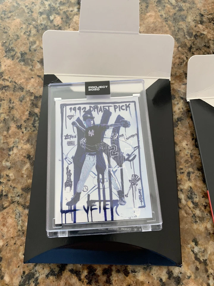 Topps Project 2020 #93 Derek Jeter New York Yankees - Gregory Siff - Image 1 of 1