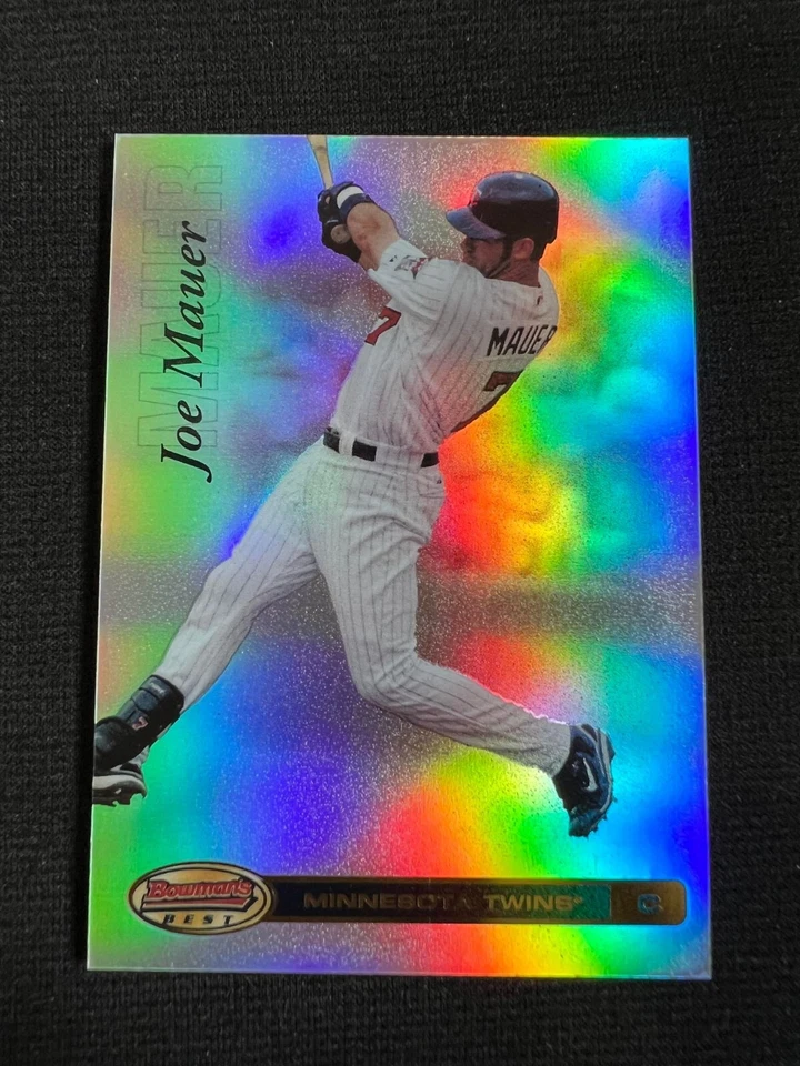 JOE MAUER Minnesota Twins 2007 Bowman's Best #6 Refractor Type Baseball Card MLB - Image 1 of 1