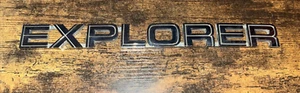 Ford Explorer Chrome of faux chrome "EXPLORER" trim piece - Picture 1 of 2