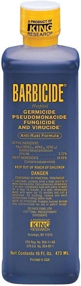 Barbicide Disinfectant Concentrate Solution Germicide Anti Rust Formula 473ml