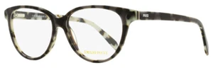 Emilio Pucci EP5077 020 Gray Havana Oval 53-14-140mm Full Rim Women's Eyeglasses - Picture 1 of 2