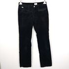 Lacoste Women's Black Velour Jeans Size 40 W30 L31
