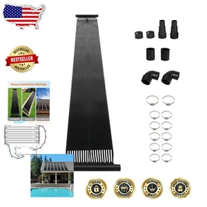 Eco-Friendly Solar Pool Heater 2FT x 20FT - Extend Your Swimming Season - Picture 1 of 8
