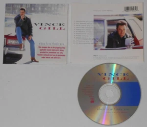 Vince Gill - When Love Finds You - U.S promo cd, dj sticker - Foto 1 di 1
