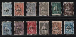 Portugal - 1924-28 Azores - Ceres - Short Set - Used - Picture 1 of 2