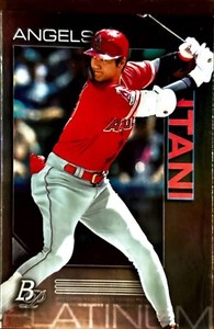 SHOHEI OHTANI 2020 BOWMAN PLATINUM #5 ANGELS HOLO FOIL