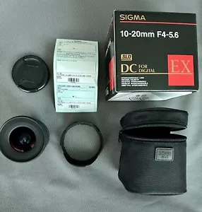 Sigma 10-20mm f/4-5.6 EX DC SLD for Nikon AF-MF Wide Angle Zoom Lens Mint in Box - Picture 1 of 3