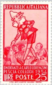 EBS Italy 1954 - Pinocchio - Collodi - Unificato 746 - MNH** - Picture 1 of 1
