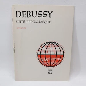 Debussy Suite Bergamasque Piano Songbook Sheet Music Score 1970 Alfred Music - Picture 1 of 6