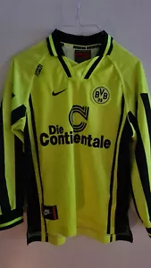 Borussia Dortmund BVB Nike Trikot Saison 1996/1997 Langarm Gelb Größe L 152-164 - Bild 1 von 7