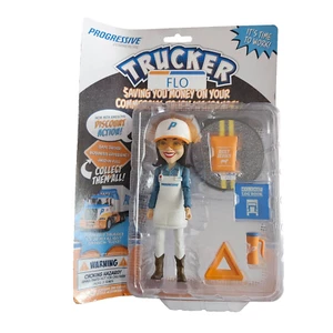 TRUCKER ACTIONFIGUR "FLO" 6,5" N.I.B. PROGRESSIVE VERSICHERUNG - Bild 1 von 3