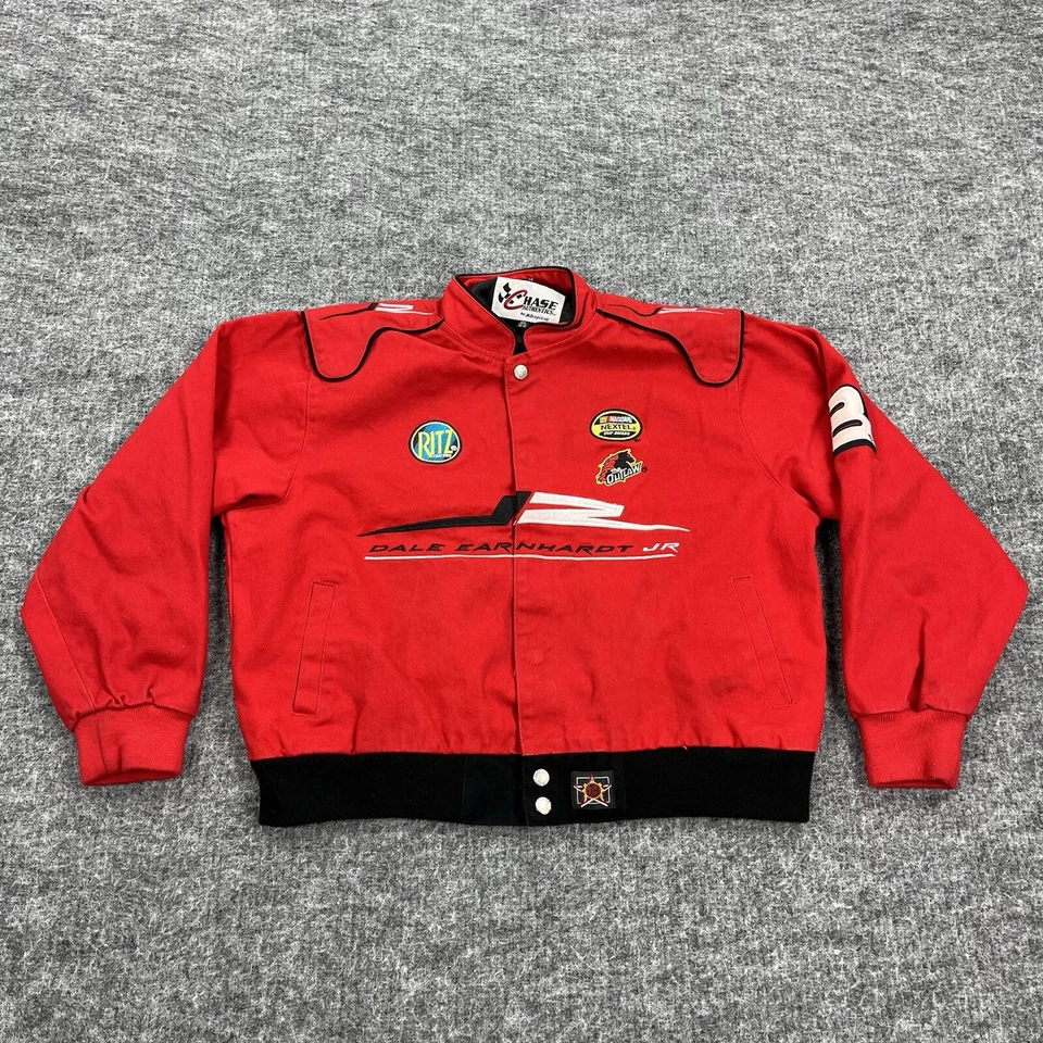 Chaqueta Dale Earnhardt Jr Jeff Hamilton Niños 2XL 14-16 Niños Roja NASCAR Chase Foto 1 de 4