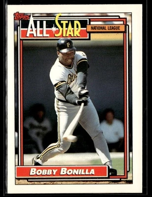 1992 Topps #392 Bobby Bonilla Baseball Card 1002A - Image 1 of 2