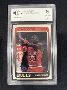 1988-89 Fleer - Michael Jordan #17 BCC9! Toller Augenreiz! - Bild 1 von 2
