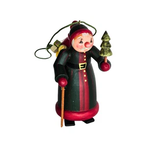 Ornamento in legno dipinto a mano Käthe Wohlfahrt Germania - San Nicola - Foto 1 di 5