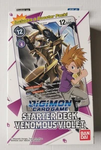 Digimon Venomous Violet Card Game Starter Set New Sealed - Picture 1 of 3