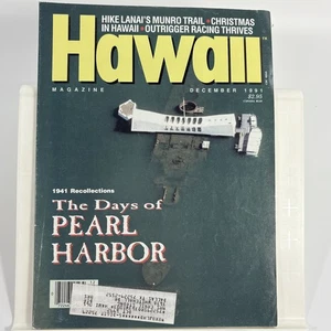 Hawaii Magazine December 1991 Pearl Harbor USS Arizona Munro Trail - Picture 1 of 6