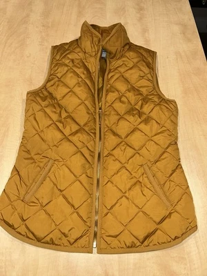 Colete acolchoado feminino Old Navy amarelo mostarda Goldenrod tamanho XS - Imagem 1 de 4